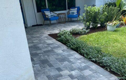 Grey Driveway installed be Neptune Nursery